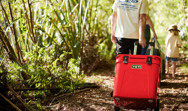 yeti coolers Rescue Red Collection