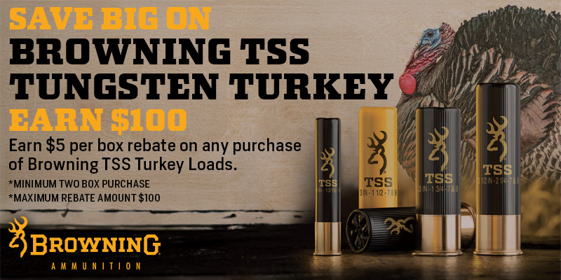 Rebate: TSS Tungsten Turkey Load Rebate