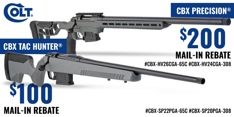 Rebate: CBX Rifle Rebate