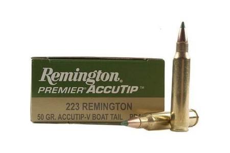 223 REM 50 GR BOAT-TAIL ACCUTIP-V 20/BOX