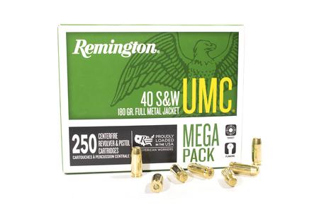 40SW 180 GR FMJ UMC MEGA PACK 250/BOX