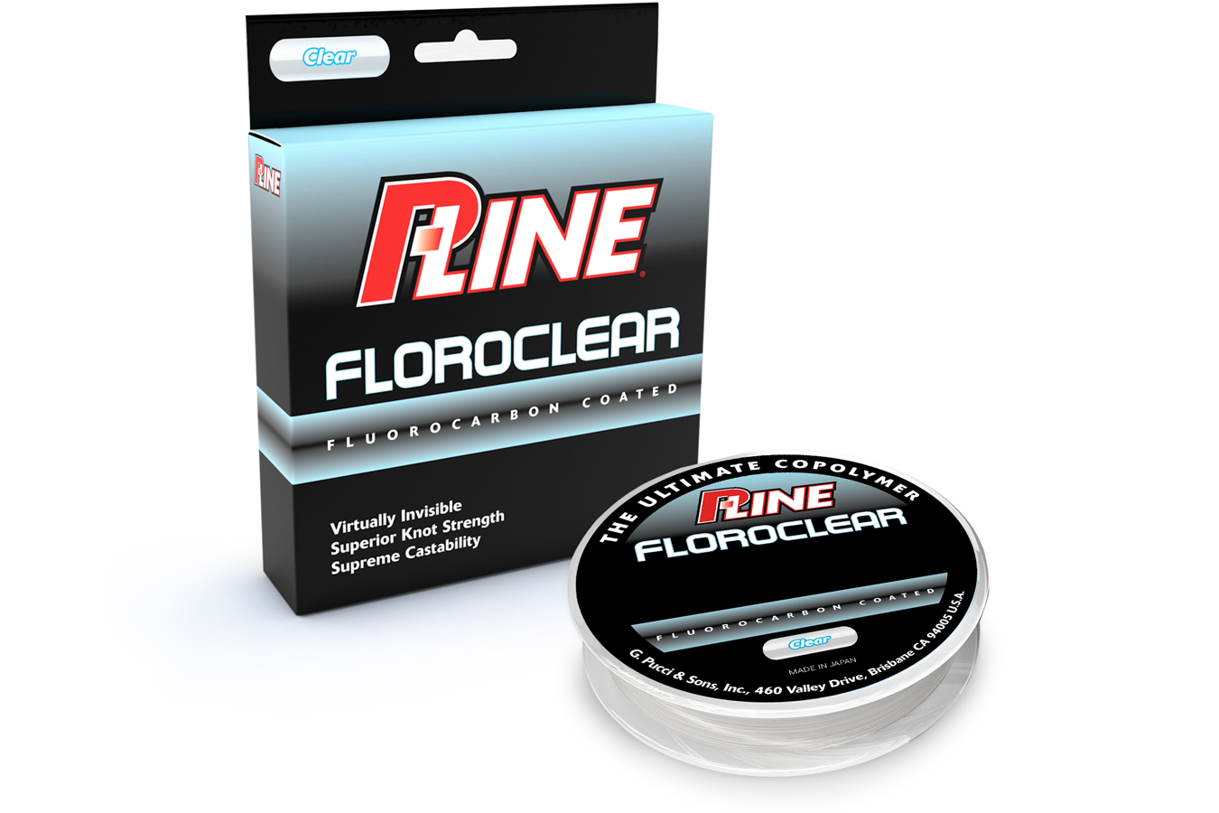 P Line FloroClear 6lb 300yd (Clear)