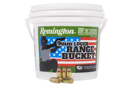 9MM 115 GR FMJ 350 ROUNDS IN RANGE BUCKET