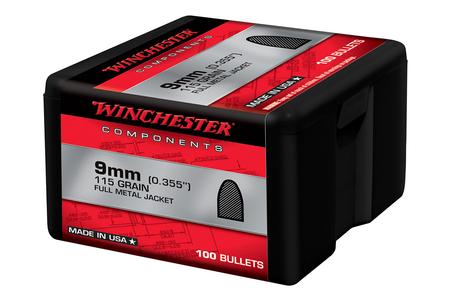 9 MM FMJ FLAT BASE 115 GR