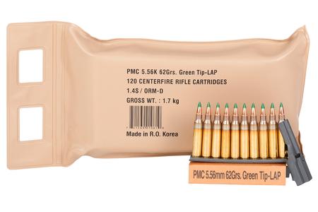 5.56MM 62 GR FMJ GREEN TIP X-TAC 120 ROUND BATTLE PACK