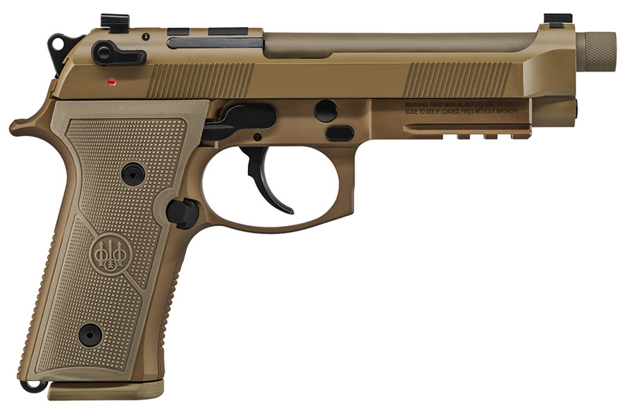 Beretta M9A4 Centurion 9mm Optic Ready DA/SA Pistol with FDE Cerakote Finish