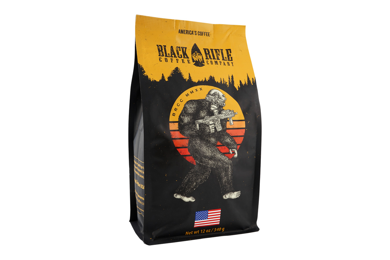 Black Rifle Coffee Co Tactisquatch Coffee Roast Ground 12oz Bag