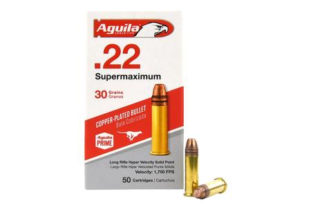 SUPERMAXIMUM 22LR 30GR COPPER PLATED 50 BX