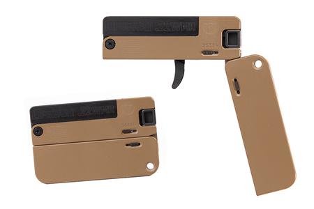 LIFECARD 22LR FOLDING SINGLE-SHOT PISTOL WITH BARRETT BROWN FINISH