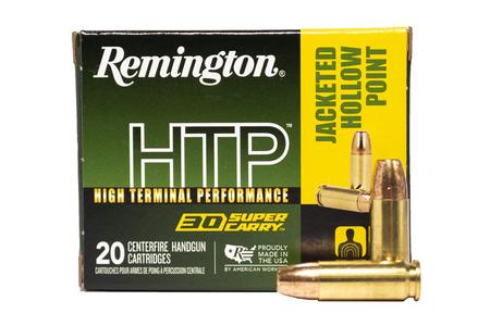 30 SUPER CARRY 100 GR JHP HTP 20/BOX