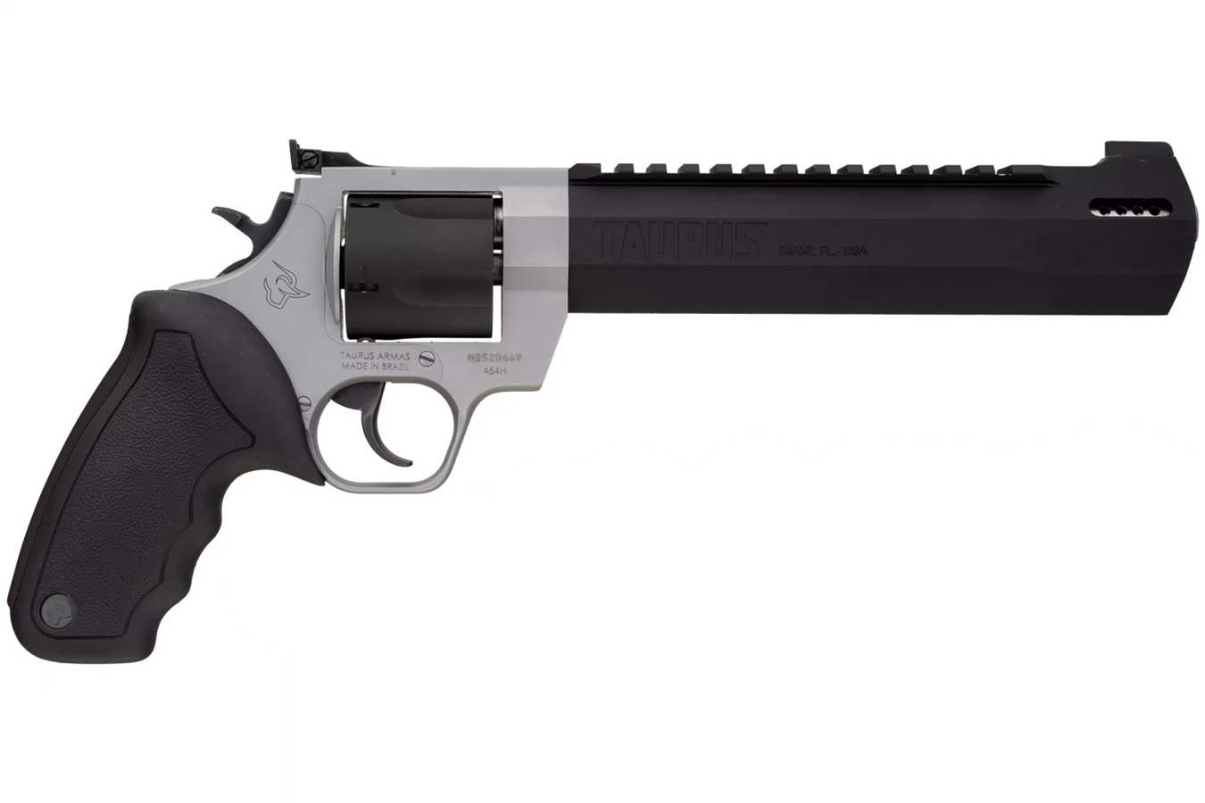 Taurus Raging Hunter 454 Casull Matte Stainless Revolver with Two Tone Finish and 8-3/8 Inch Barrel