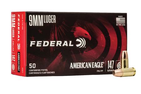 9MM 147 GR FMJ FLAT POINT