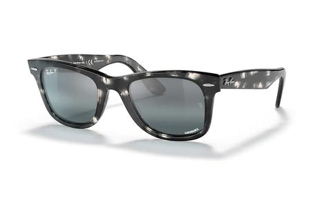 WAYFARER GREY HAVANA W/POLAR CLEAR GRADIENT DARK BLUE LENSES