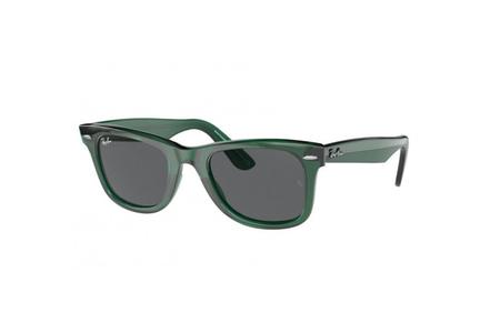 WAYFARER TRANSPARENT GREEN W/DARK GREY LENSES