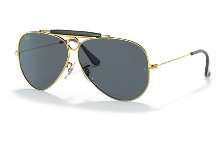 SHOOTER LEGEND GOLD W/BLUE LENSES