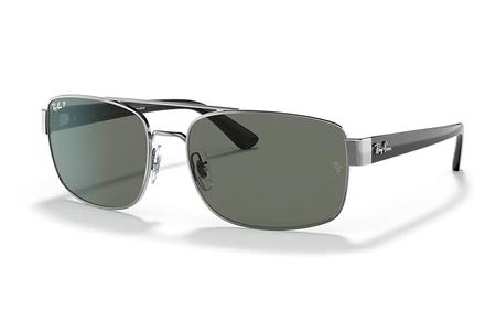 GUNMETAL W/GREEN POLARIZED LENSES