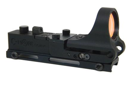 ALUMINUM RAILWAY RED DOT SIGHT > BLACK..6 MOA / CLICK SWITCH 