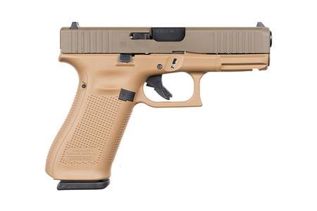 45 GEN 5 9MM PISTOL WITH DARK EARTH PATRIOT BROWN CERAKOTE FINISH