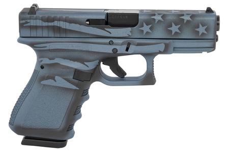 19GEN3 9MM 4.02` BLUE TITANIUM FLAG