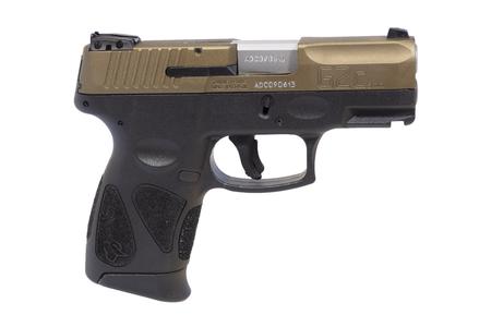 G2C 9MM SUB COMPACT PISTOL WITH BURNT BRONZE CERAKOTE SLIDEBBL 2-12RND MAGS