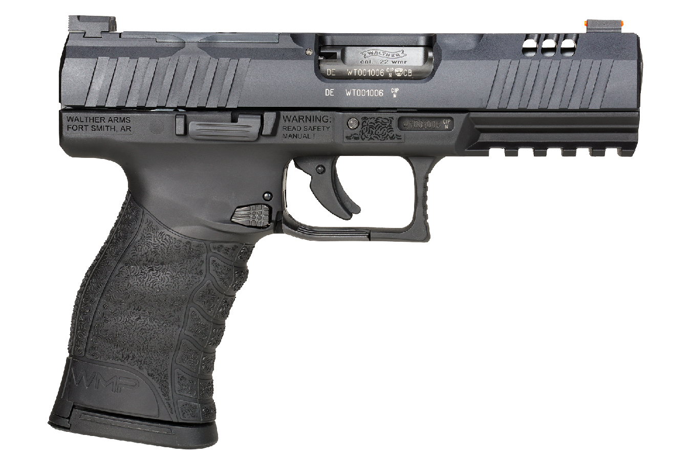 Walther WMP 22 WMR Optic Ready 15+1 Rimfire Pistol