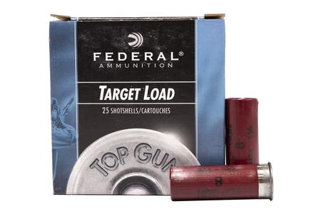 12 GAUGE 2-3/4 INCH 1-1/8 OZ 8 SHOT SUPER TARGET POLICE TRADE AMMO 25/BOX