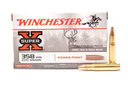 358 WIN 200 GR POWER-POINT SUPER X 20/BOX