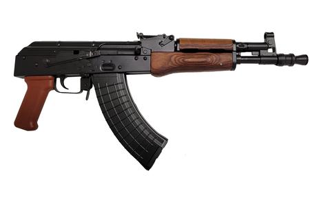 HELLPUP 7.62X39MM SEMI-AUTOMATIC AK PISTOL WITH ORIGINAL POLISH LAMINATED WOOD F