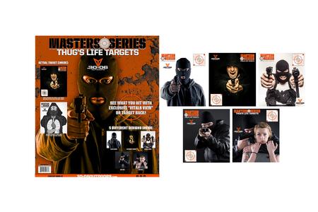 MASTER SERIES THUGS LIFE BAD GUY 5 PIECE TARGET SET