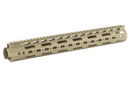 PRO M-LOK AR15 15 INCH FREE FLOAT HANDGUARD FDE CERAKOTE