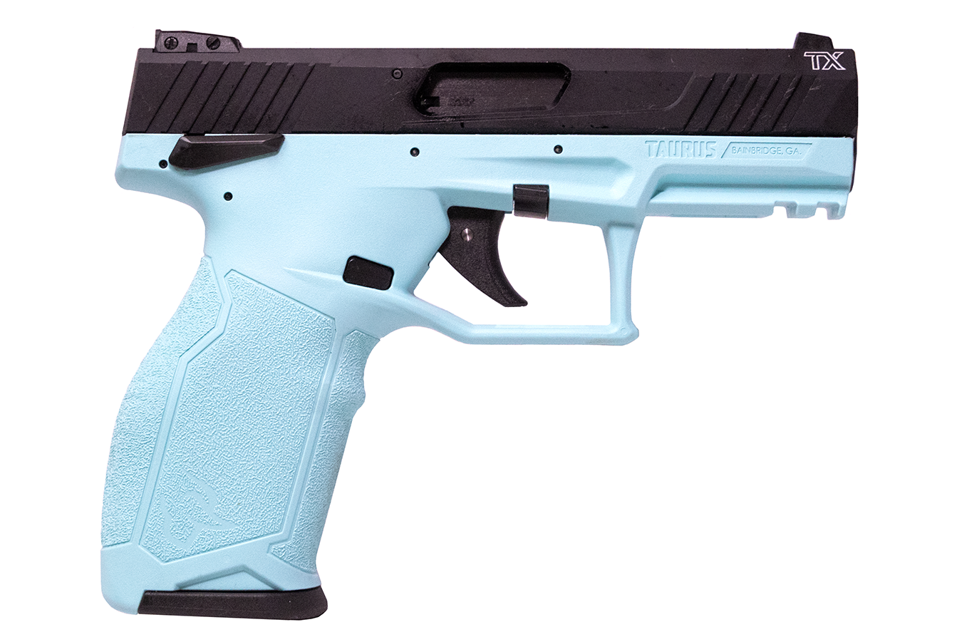 No. 8 Best Selling: TAURUS TX22 22LR 4`` 2X16 RDS CYAN/BLACK