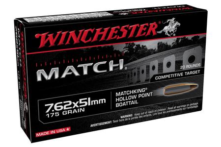 7.62X51 MM MATCH 175 GR SIERRA BTHP 