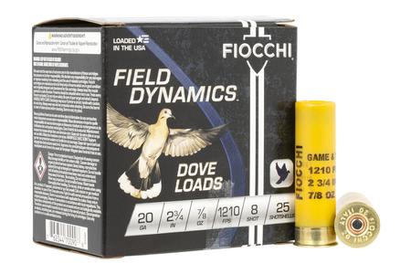 FIELD DYNAMICS 20GA 2.75` 7/8OZ 8SHT 25RNDS