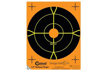 ORANGE PEEL 12 INCH BULLSEYE, 5 SHEETS