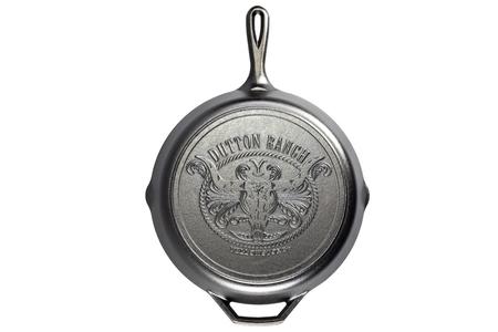 12 INCH CAST IRON YELLOWSTONE SKILLET