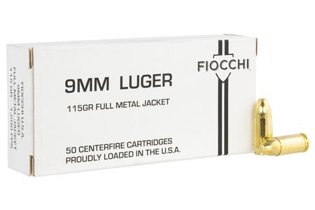 9MM 115 GRAIN FMJ WHITE BOX 50/BOX