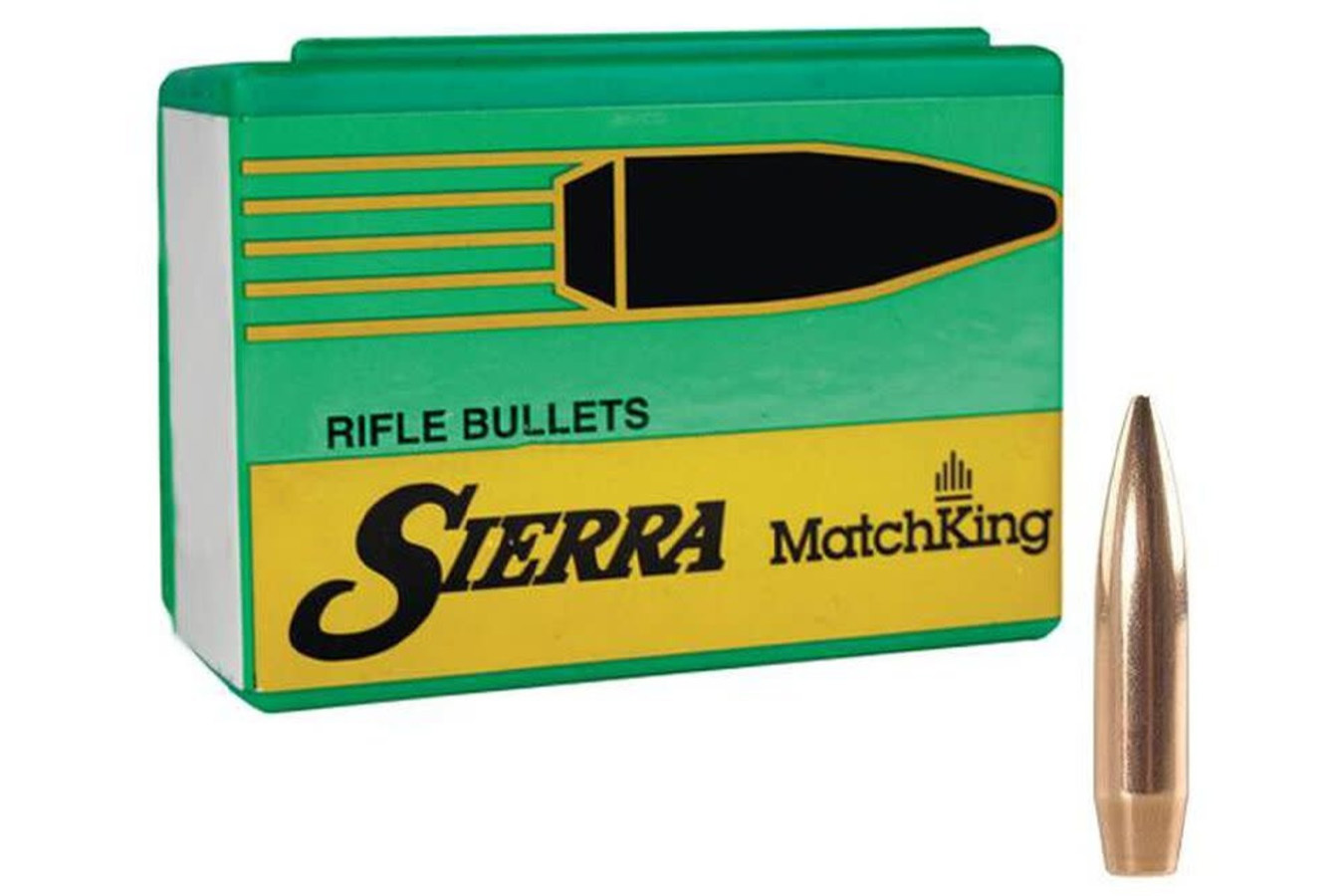 Sierra Bullets 22 Cal (.244) 77 Grain HPBT MatchKing Bullets 500/Box