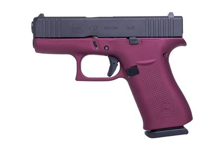 43X 9MM 10-ROUND PISTOL WITH BLACK CHERRY FRAME