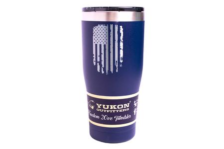 YUKON 20OZ TUMBLER VERTICAL US FLAG