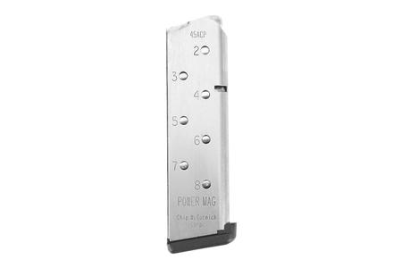 POWER MAG 45ACP 8-ROUND STAINLESS STEEL MAGAZINE