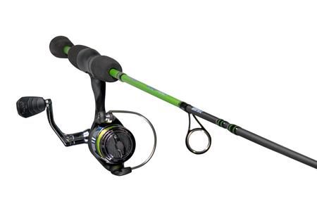 CRAPPIE THUNDER 4`6` 2PC ROD 50 SIZE SPINNING REEL