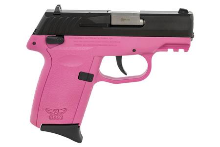 CPX-1 GEN3 9MM PINK GRIP BLACK SS SLIDE 3.1` BARREL