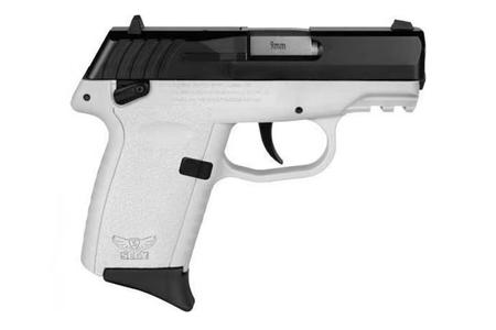 CPX-1 GEN3 9MM WHITE GRIP SS BLACK SLIDE 3.1` BARREL