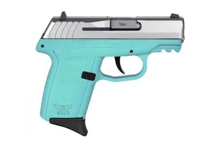 CPX-2 GEN3 9MM BLUE GRIP SS SLIDE 3.1` BARREL