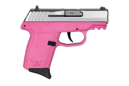 CPX-2 GEN3 9MM PINK GRIP SS SLIDE 3.1` BARREL