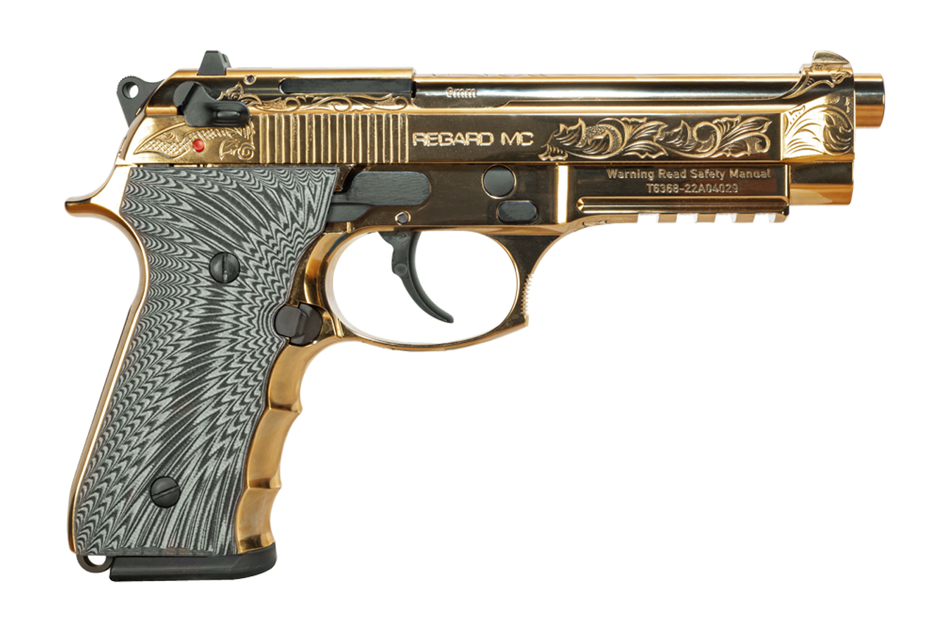 Girsan Regard MC Deluxe 9mm DA/SA Pistol with Gold Plating