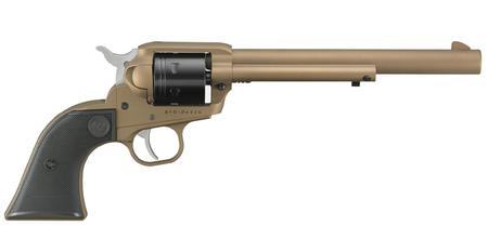 WRANGLER 22LR 6SHOT 7.5` BURNT BRONZE BARREL AND FRAME BLACK CYLINDER AND GRIPS