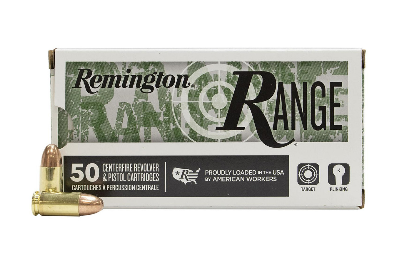 Remington 9mm 115 Gr FMJ Range 50/Box