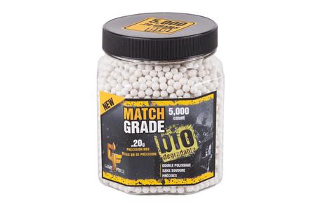 MATCH GRADE WHITE BIODEGRADABLE AMMO 6MM .2GRAM 5000CT