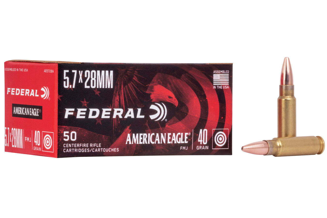 Federal 5.7x28mm 40gr FMJ American Eagle 50/Box